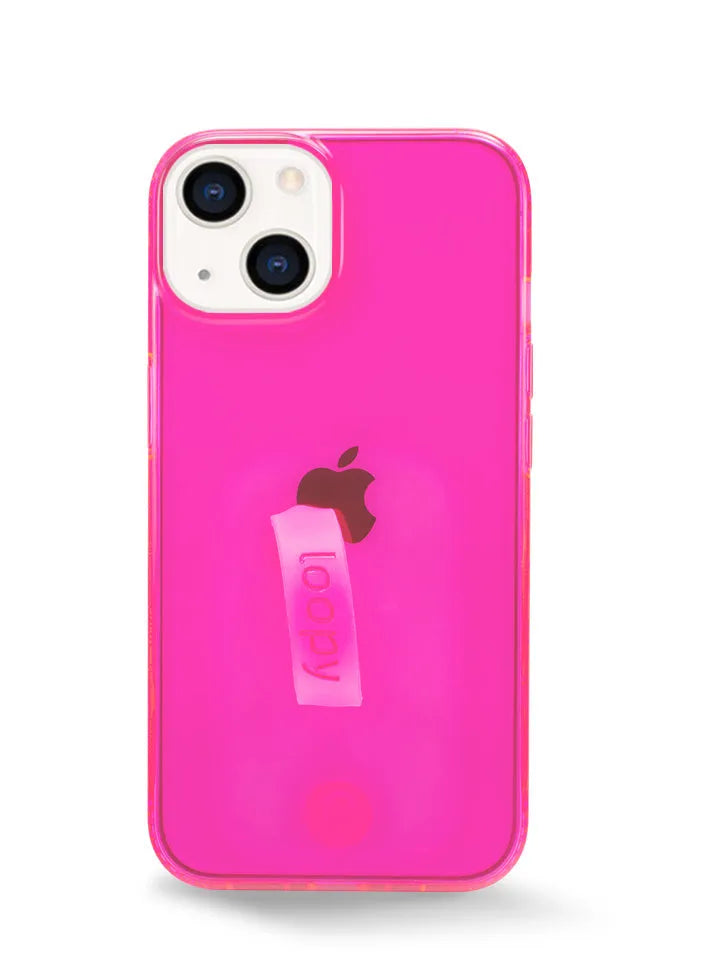 Clear Neon Pink