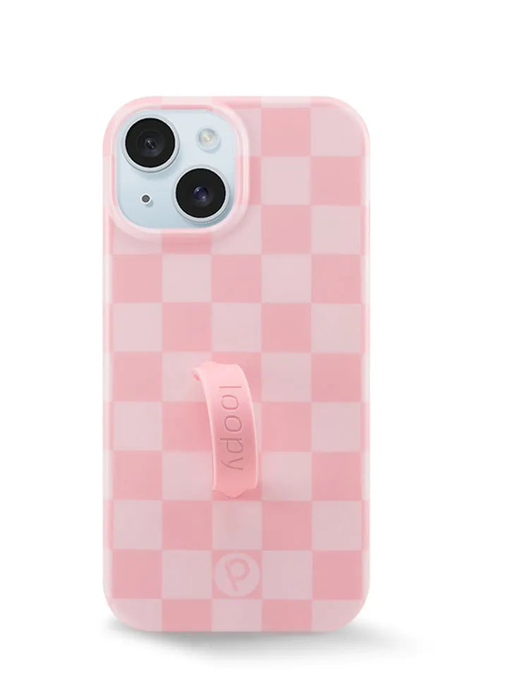 Blush Checkered