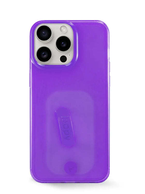 Clear Neon Purple