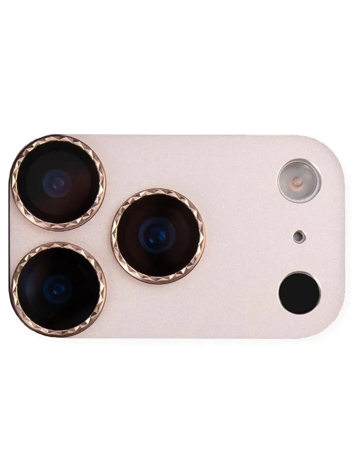 Full Coverage Diamond Cut Camera Tempered Glass Main image