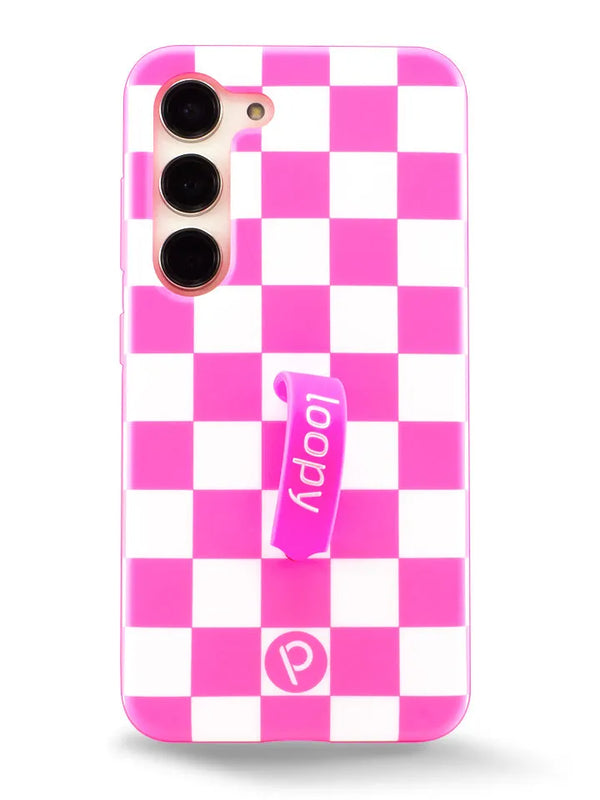Pink Checkered