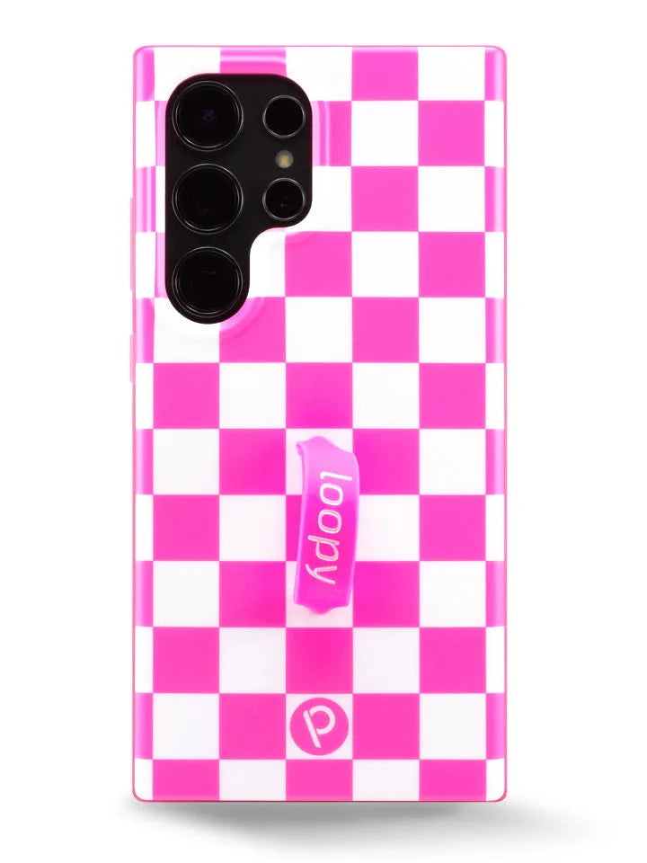 Pink Checkered